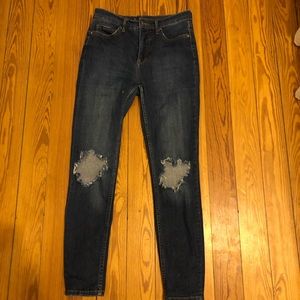 Free People Busted Knee Skinnies